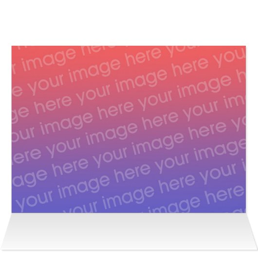 Unicorn Mare Baby Fantasy Horse Photo Card (Inside Horizontal (Top))