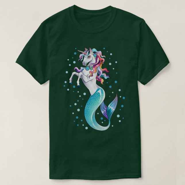 Unicorn Mermaid Mermicorn Cute Gifts T-Shirt (Design Front)