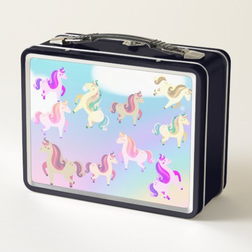 unicorn Metal Lunchbox