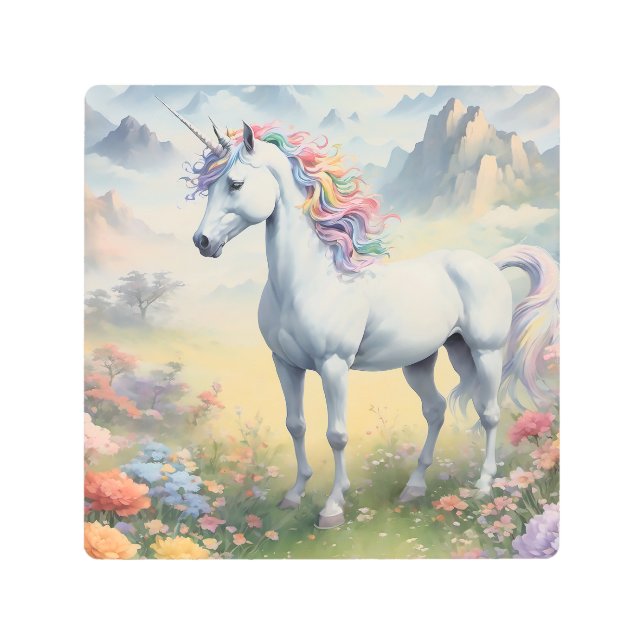 Unicorn Metal Print (Front)