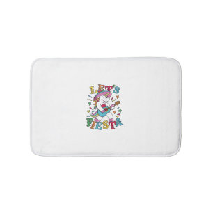 Unicorn Mexican Fiesta Guitar Fun Design Tank Top Bath Mat