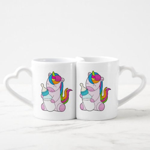 Unicorn Milk bottle Coffee Mug Set