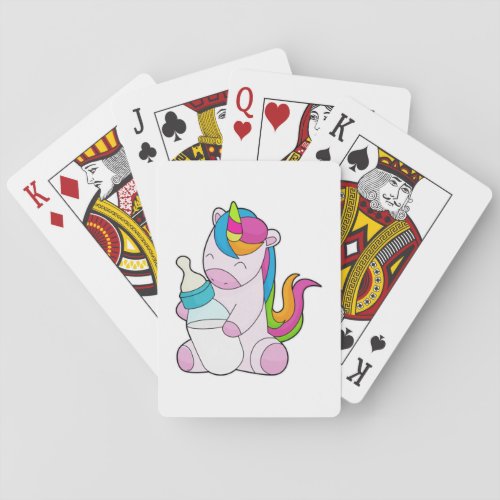 Unicorn Milk bottle Poker Cards