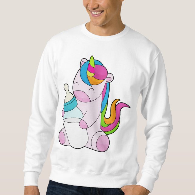 Unicorn Milk bottle Sweatshirt (Front)