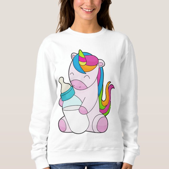 Unicorn Milk bottle Sweatshirt (Front)