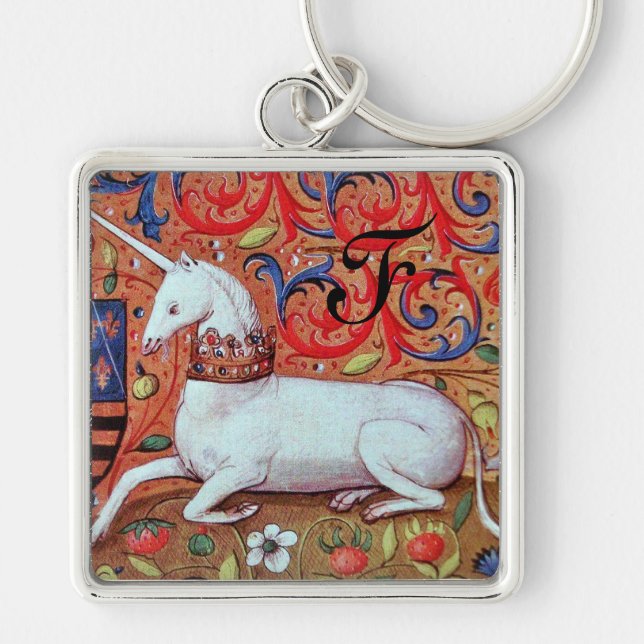 UNICORN MONOGRAM KEYCHAIN (Front)