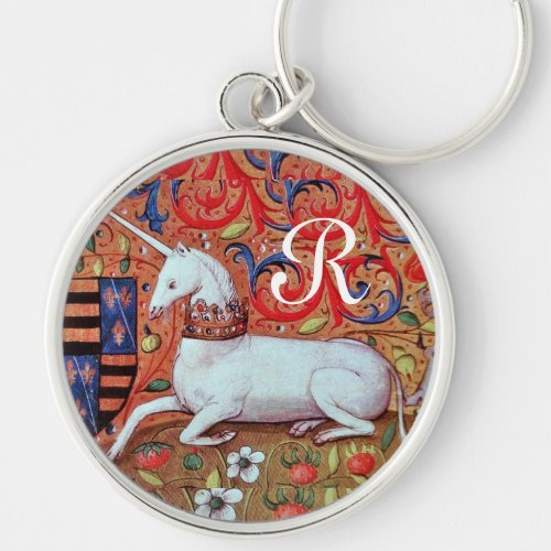 UNICORN MONOGRAM KEYCHAIN