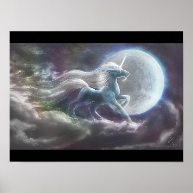 Unicorn Moon Poster (Front)