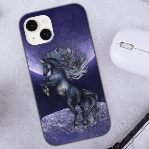 Unicorn Moon Purple Case_Mate iPhone 14 Case