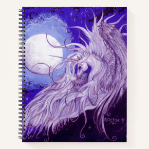 Unicorn Moon Sketchbook Notebook