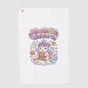 Unicorn Mooncake Unicorn Charming Apparel Graphic_ Golf Towel
