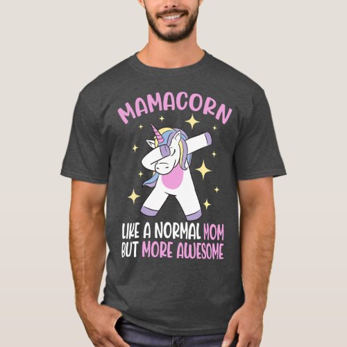 Unicorn Mother Mamacorn Mom Mothers Day Idee boy b T_Shirt