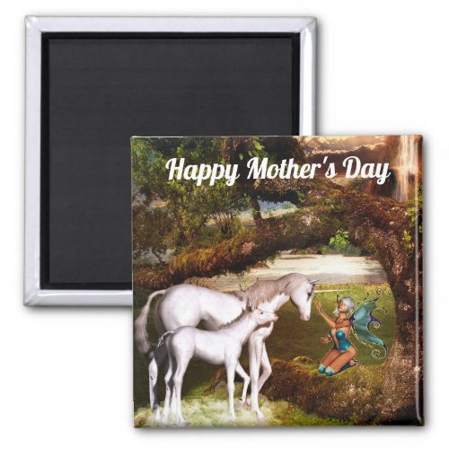 Unicorn Mothers Day Magnet