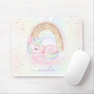 Unicorn Mouse Pad With Name