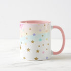Unicorn Mug , Pink & Gold 11oz Classic Mug