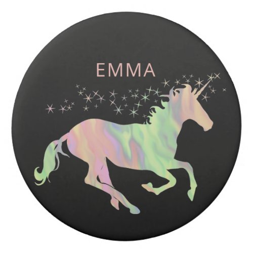 Unicorn multicolored stars and name eraser