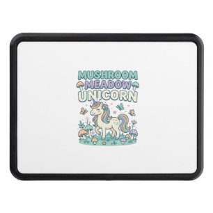 Unicorn Mushroom Meadow Unicorn Trendy T-Shirt Des Hitch Cover