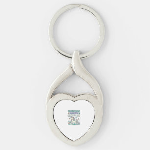 Unicorn Mushroom Meadow Unicorn Trendy T-Shirt Des Keychain
