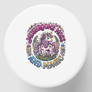 Unicorn Mushrooms Moss and Magic Commercial Shirt Mini Candle Favors