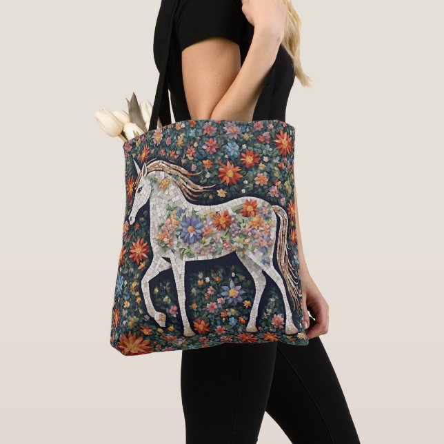 Unicorn Mythical Horse Tote (Close Up)