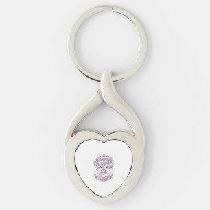 Unicorn Namastay Magical Adorable Typography Desig Keychain
