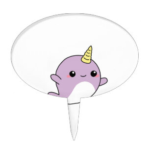 UNICORN NARWHAL shirts, accessories, gifts Cake Topper