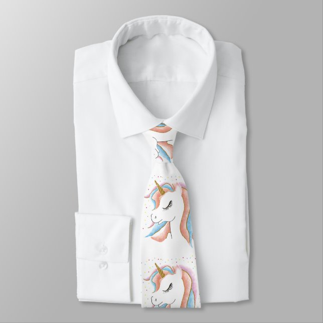 Unicorn Neck Tie (Tied)