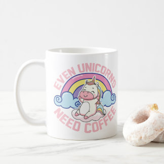 Unicorn Need Coffee Coffee Mug