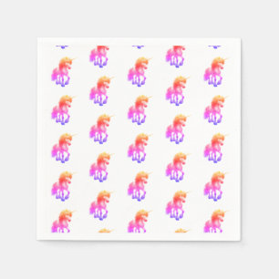 Unicorn Neon Napkins