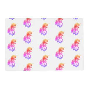 Unicorn Neon  Placemat