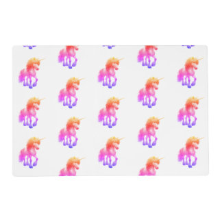 Unicorn Neon  Placemat