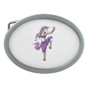 Unicorn Ninja Karate Kickboxing Muay Thai Martial  Belt Buckle