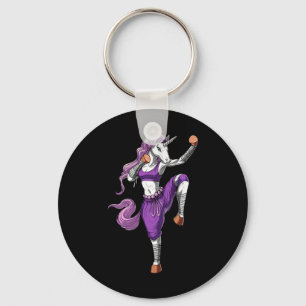 Unicorn Ninja Karate Kickboxing Muay Thai Martial Keychain