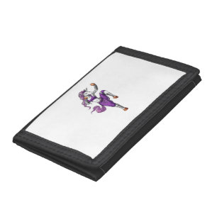 Unicorn Ninja Karate Kickboxing Muay Thai Martial Tri-fold Wallet