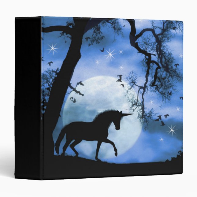 Unicorn Notebook Binder (Front/Spine)
