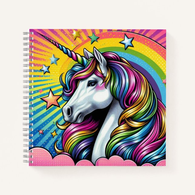 Unicorn notebook! notebook (Front)