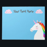 Unicorn Notepad<br><div class="desc">Illustration of a cute unicorn</div>