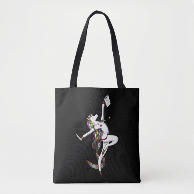 Unicorn Nurse Tote Bag (Front)