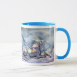 Unicorn Of Peace Art Mug