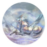 Unicorn Of Peace Art Sticker