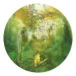 Unicorn Of The Forest Art Sticker