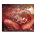 Unicorn Of The Poppies Art Mural Poster