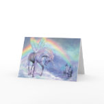 Unicorn Of The Rainbow ArtCard Card