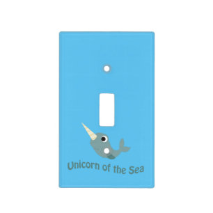 Unicorn of the Sea Light Switch Cover