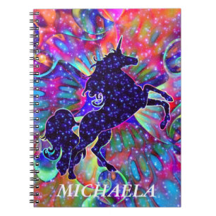 UNICORN OF THE UNIVERSE multicolored Notebook