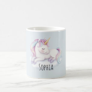 Unicorn On A Cloud Coffee Mug