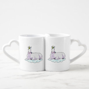 Unicorn on Cloud Coffee Mug Set