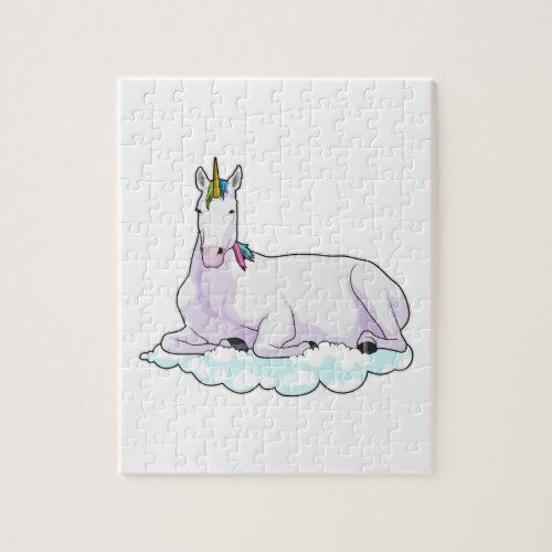 Unicorn on Cloud Jigsaw Puzzle