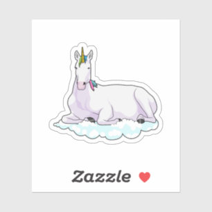 Unicorn on Cloud Sticker