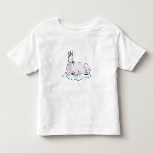 Unicorn on Cloud Toddler T_shirt